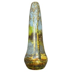 DAUM NANCY “landscape” vase