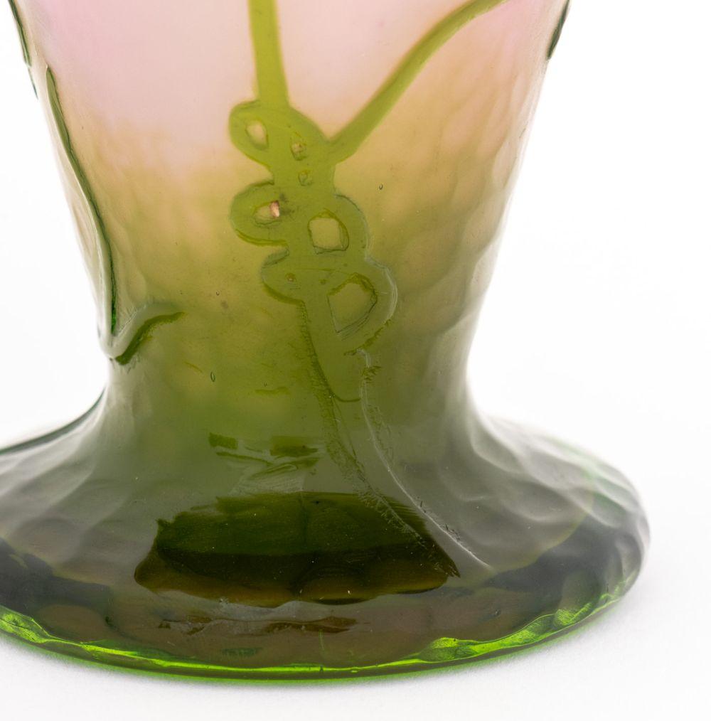 Vetro artistico Daum Nancy Martele Ovoid Glass Vase, 1919-1923 in vendita