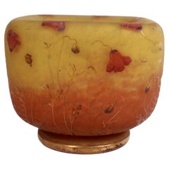 DAUM NANCY, "Poppies" vase
