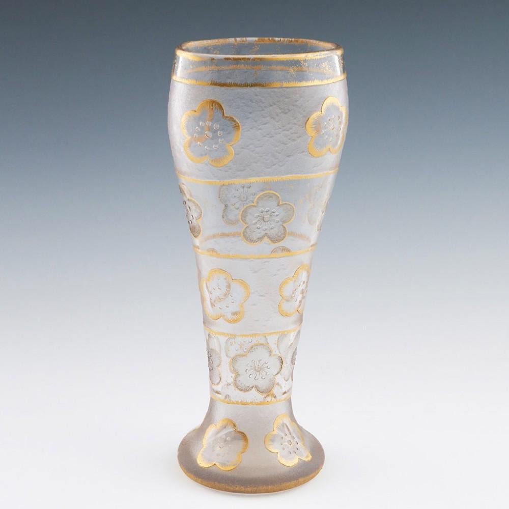 Daum Nancy Poppy Vase, c1895 For Sale 1