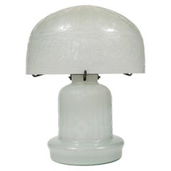 Antique Daum Nancy Reproduction Domed Lamp