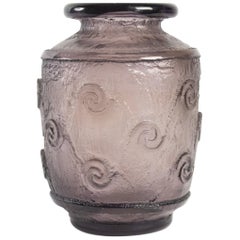 Daum Nancy Thick Art Deco Vase "Amethyst"