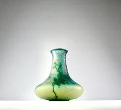 Daum # Nancy, Jarrón "Según Edmond Lachenal", Art Nouveau Principios del siglo XX