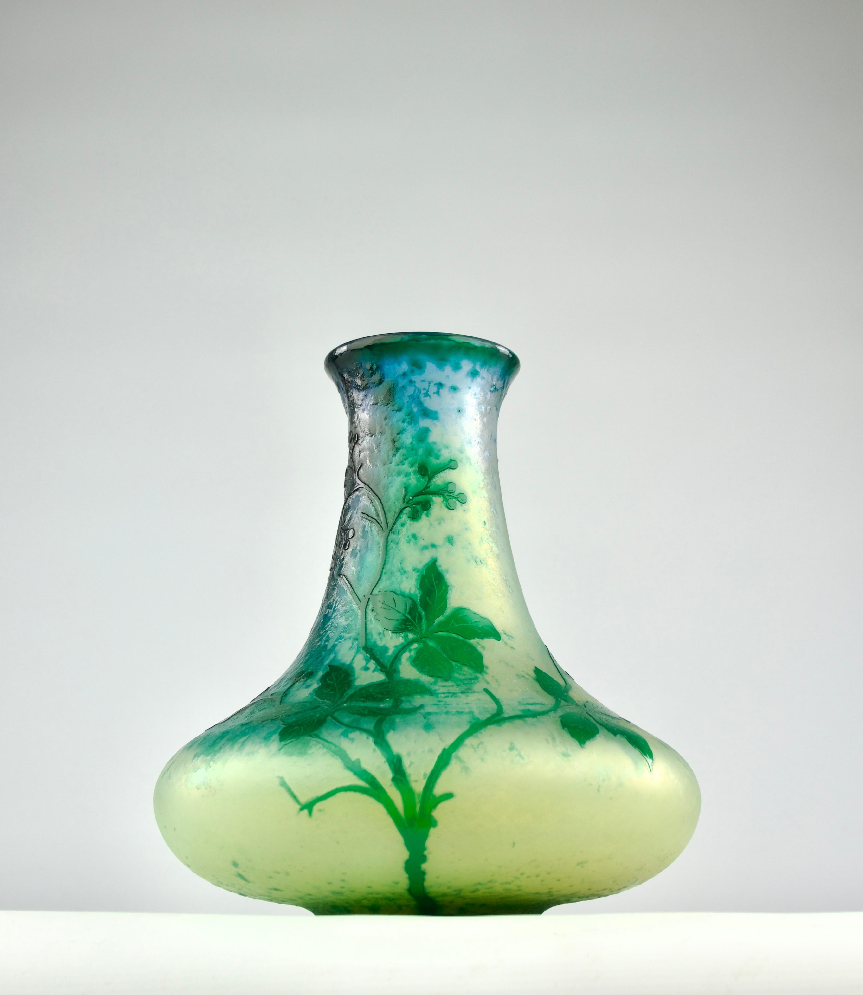 Francese Daum # Nancy, Vaso 