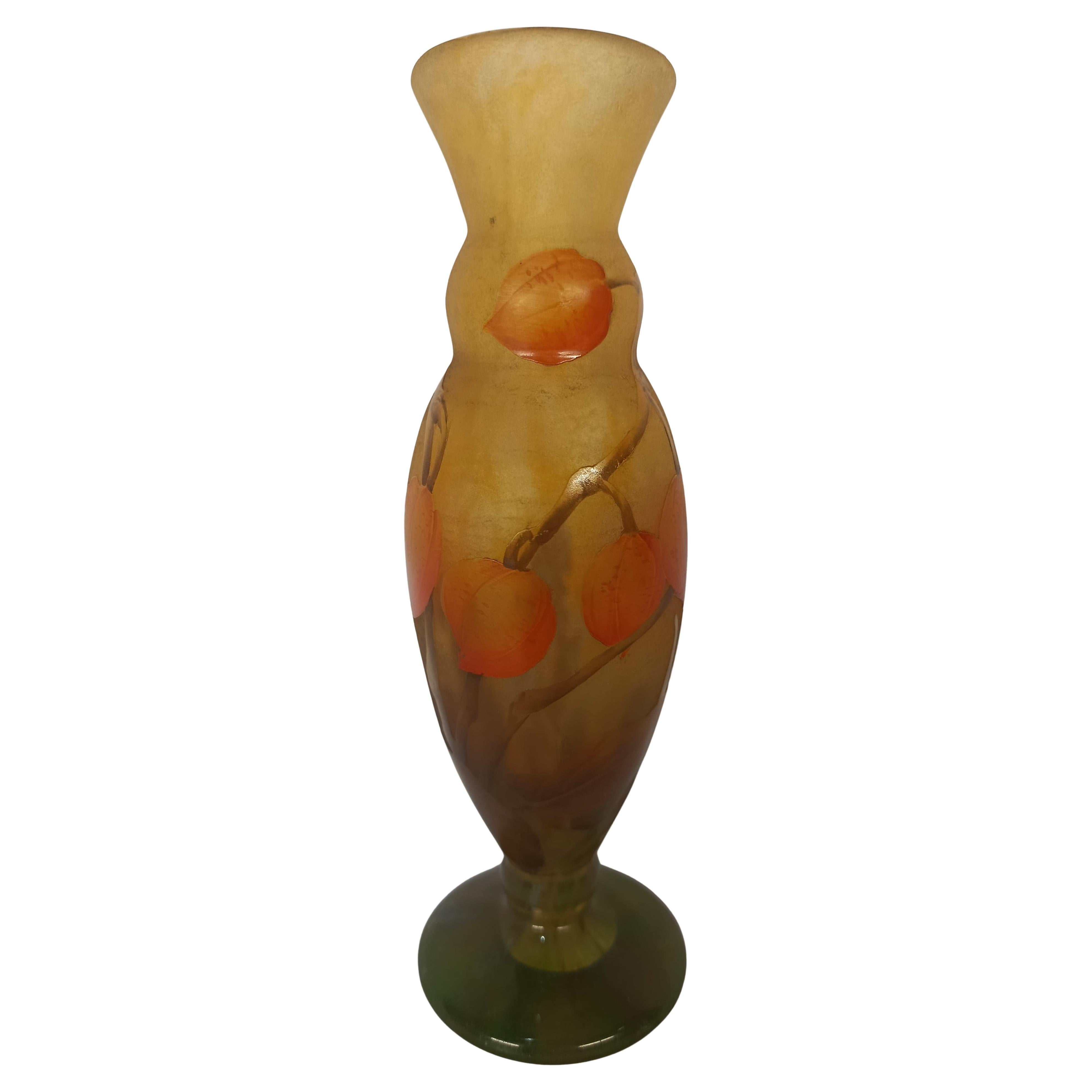 Vaso Daum Nancy Art Nouveau in vendita