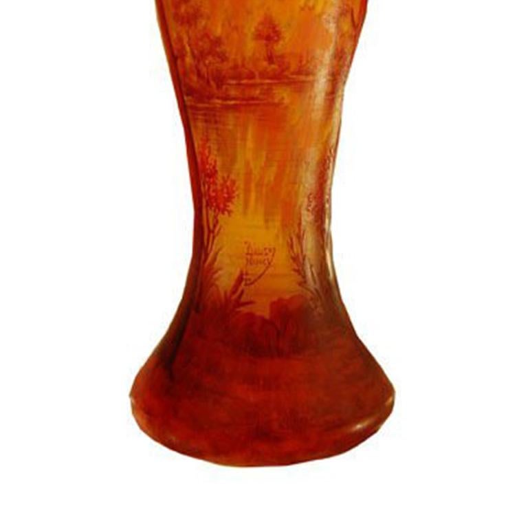 20th Century Daum Nancy Vase For Sale