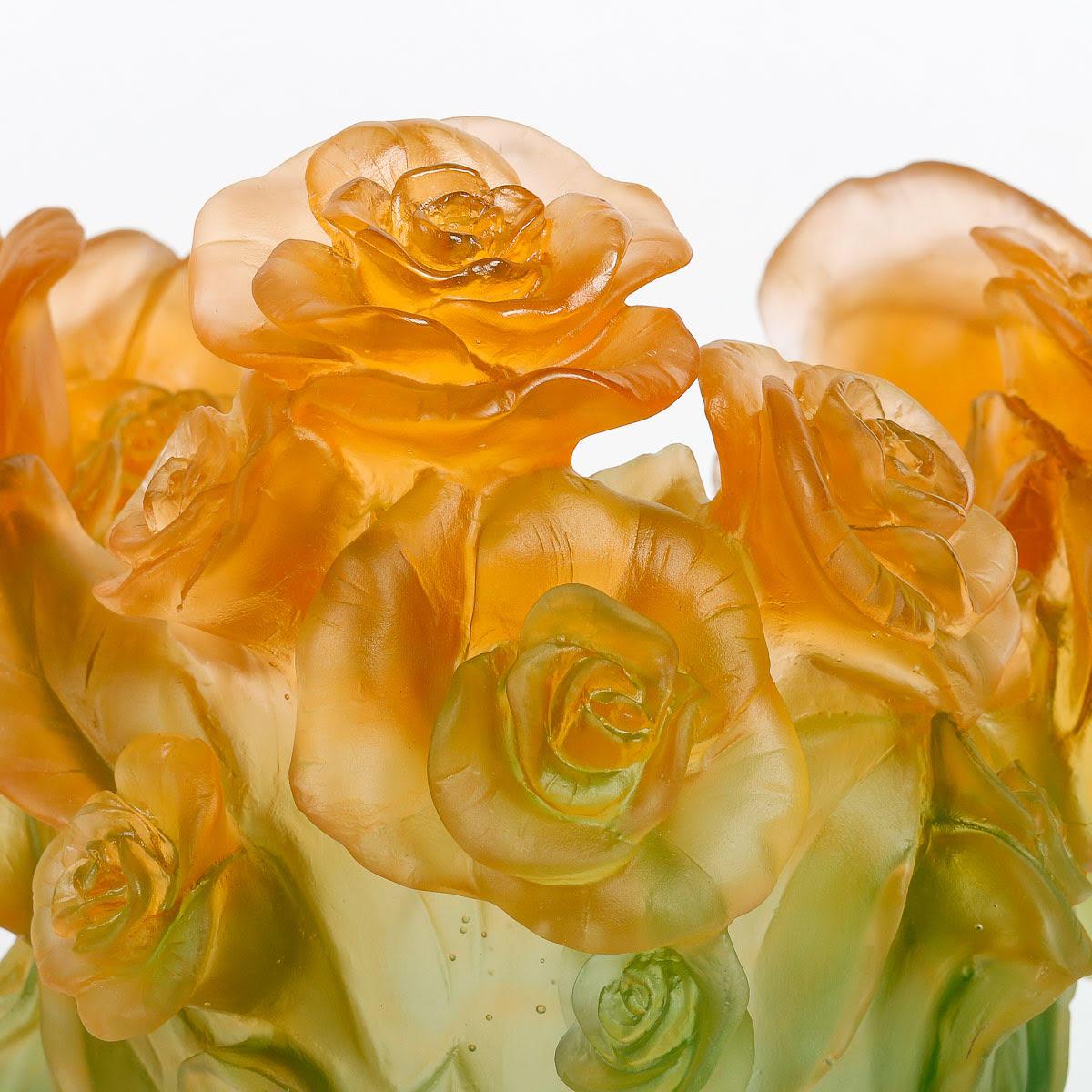 Mid-Century Modern Daum Nancy Vase in Glass Paste, XXth Century. For Sale