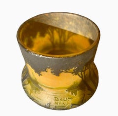 Daum Nancy - Vase With Lake Decor