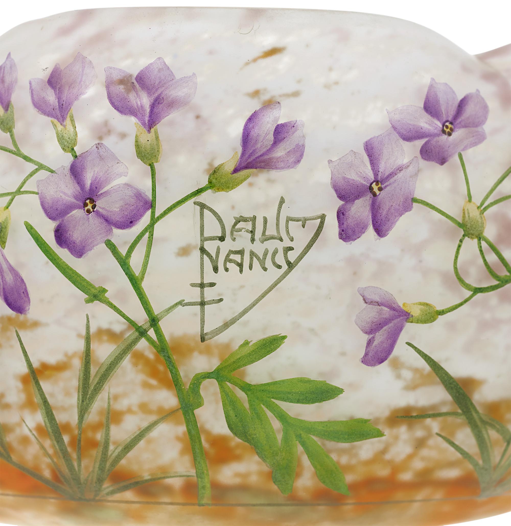 20ième siècle Daum Nancy Bol violet en vente
