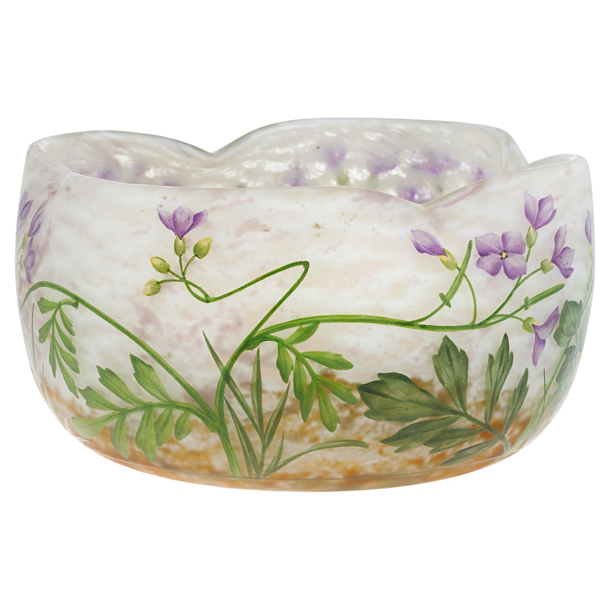 Daum Nancy Bol violet en vente