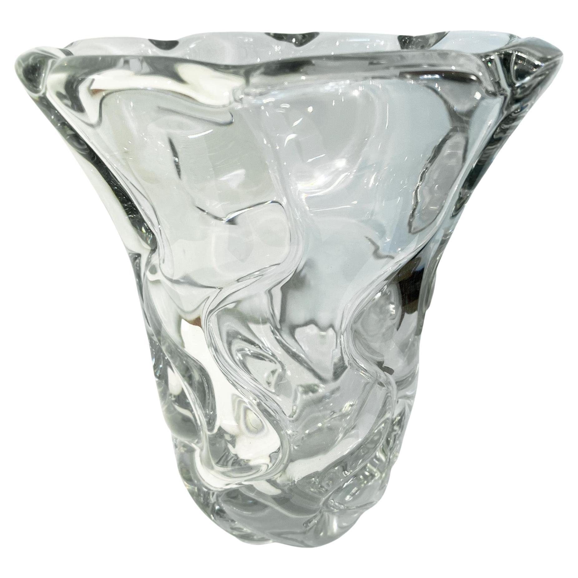 Daum, Paris 1960s Glass Champagne Bucket
