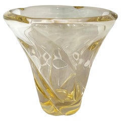 Daum, Paris 1960s Yellow Glass Champagne Bucket