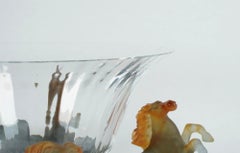 Centre de table "Chevaux De Marly" de Daum Pate De Verre