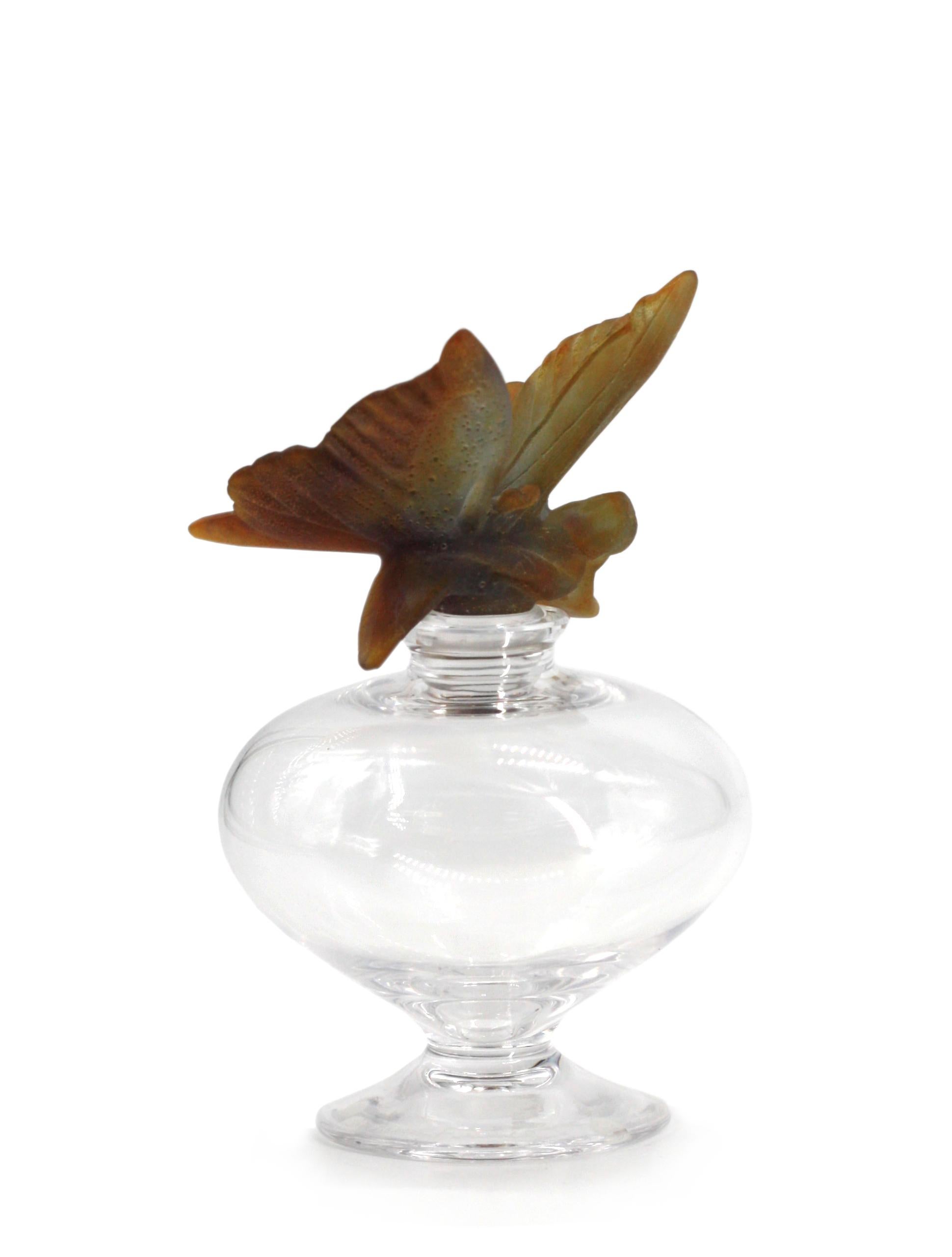 Bottiglia di profumo a farfalla in vetro Daum Pate de Verre in vendita 3