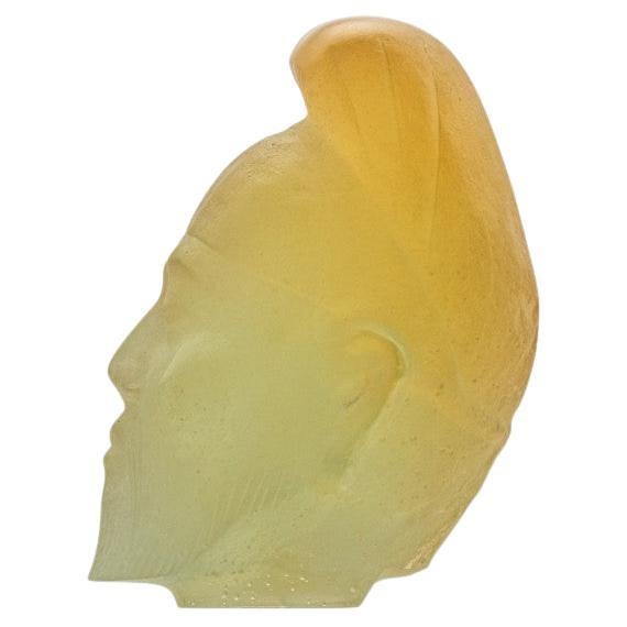 Scultura Taoiste di Daum Pate de Verre Sage, Francia