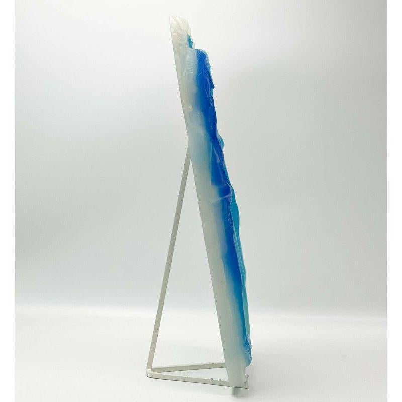 Daum Pâte De Verre Sculpture Paradis Adam & Eve Toulhoat Limited Edition/150 In Good Condition For Sale In WILMINGTON, CA