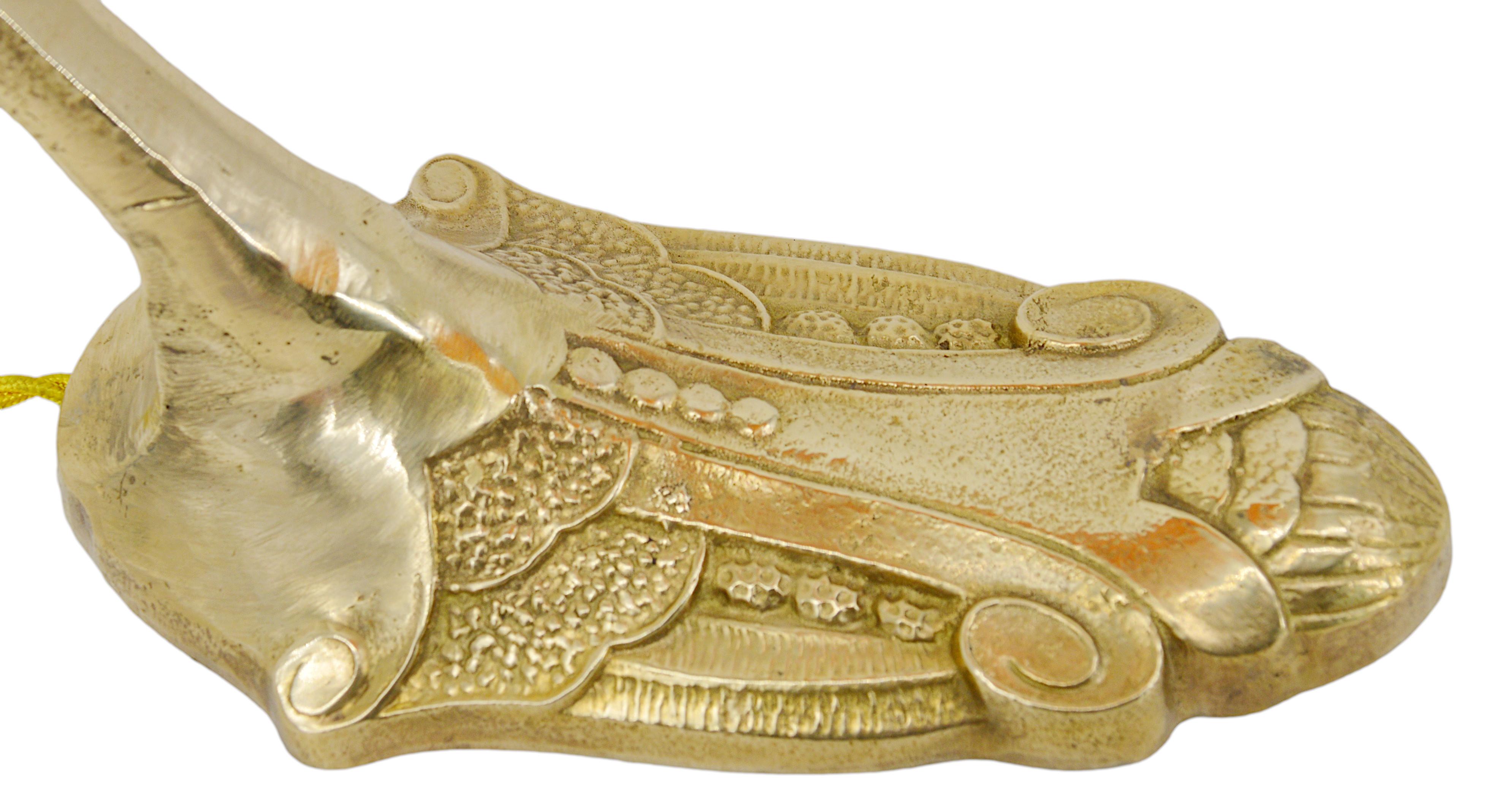 Début du 20ème siècle Lampe de table Art Déco française en forme d'aigle, Daum & Ranc, 1915 en vente