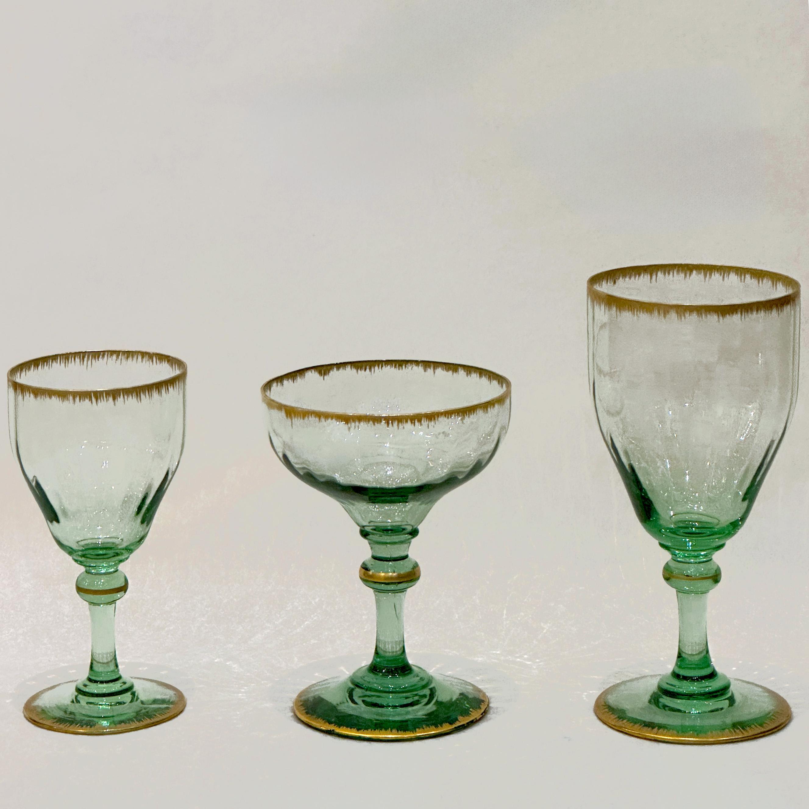 Bicchiere da vino rosso Daum, periodo Art Nouveau, manifattura di Nancy, circa 1900 in vendita 2