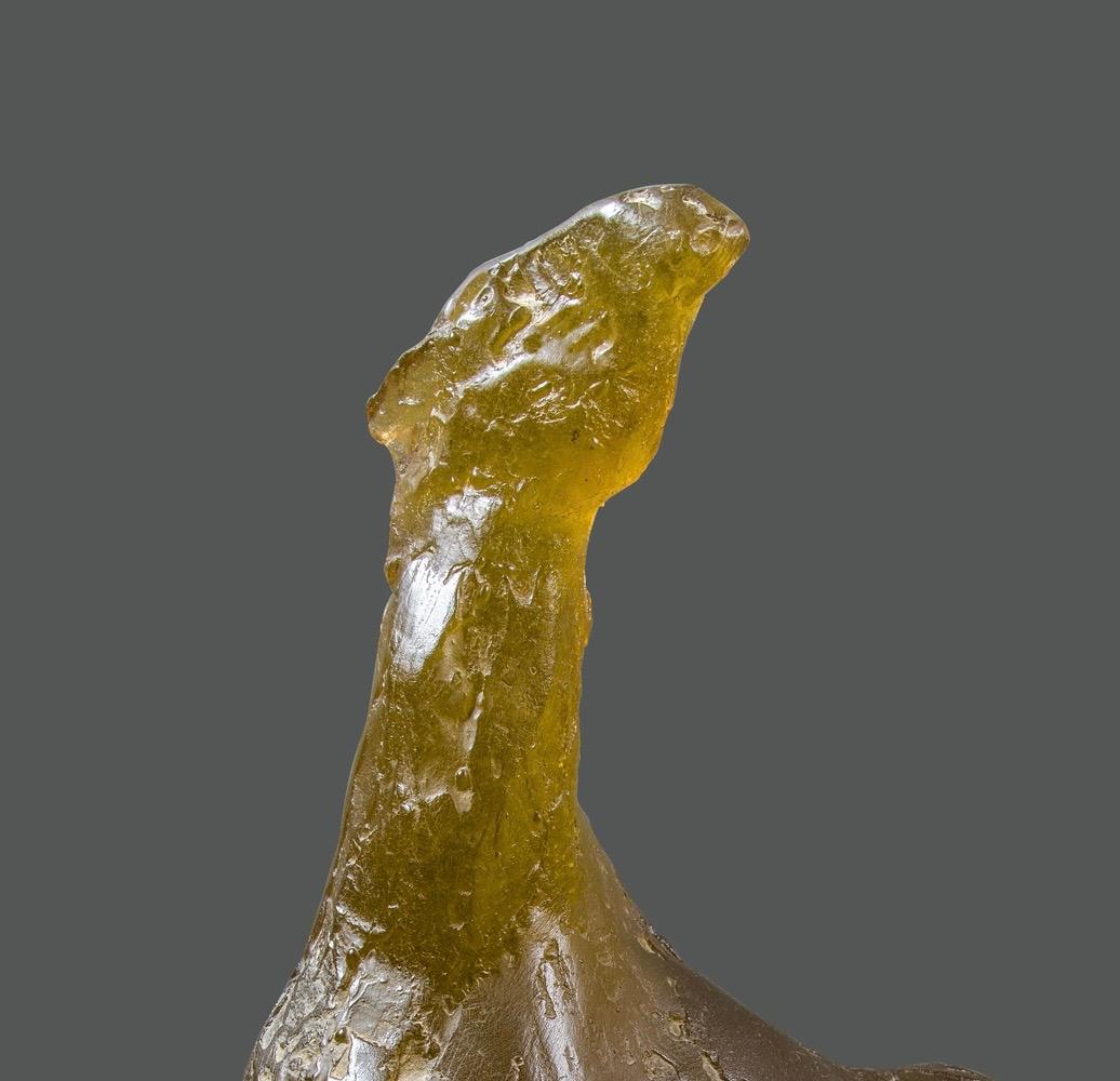 Daum Signed Maurice Legendre Pate-de-Verre Horse Sculpture In Good Condition For Sale In Roma, IT