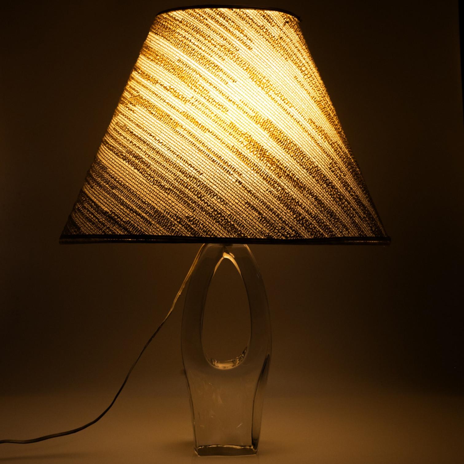 Lampe de table Daum Trou en cristal, France en vente 4
