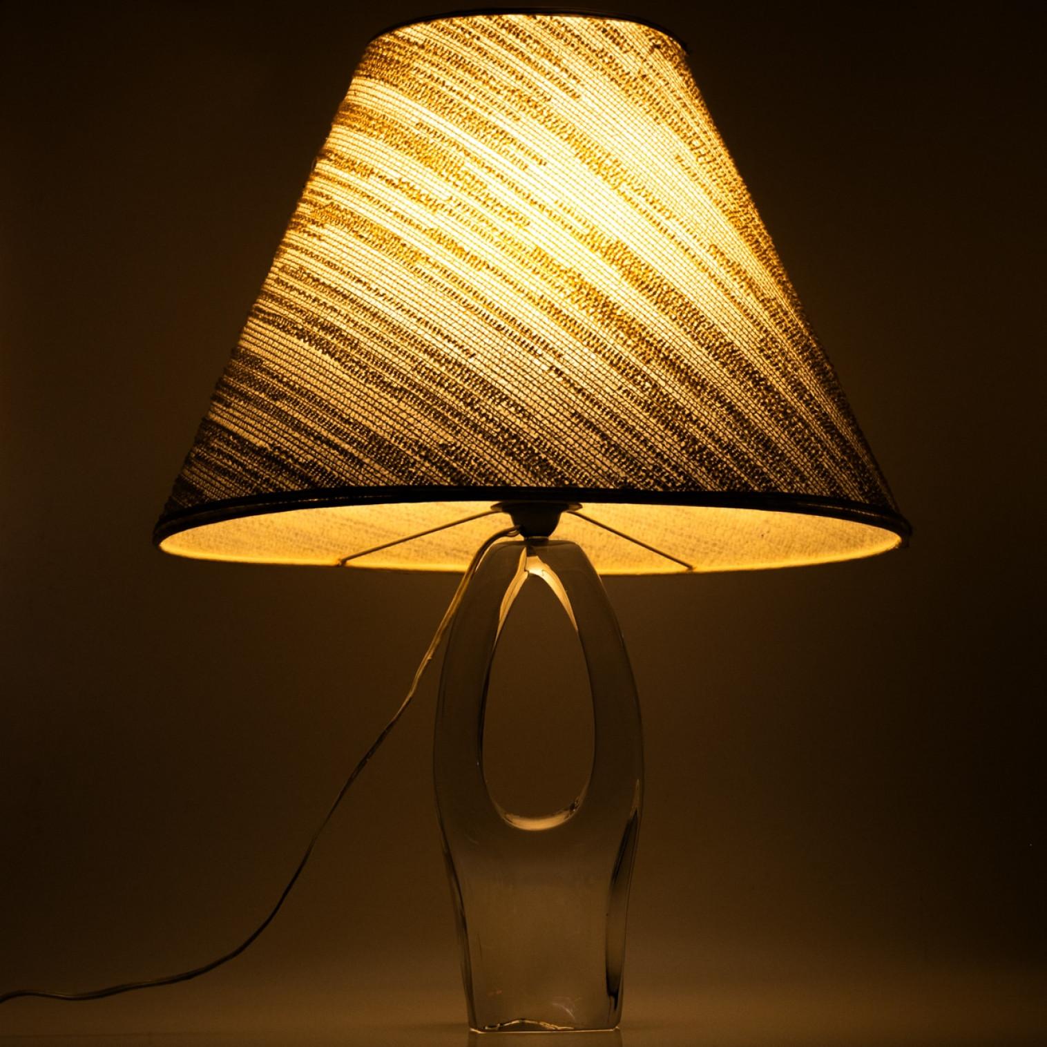 Lampe de table Daum Trou en cristal, France en vente 6