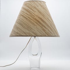 Lampe de table Daum Trou en cristal, France