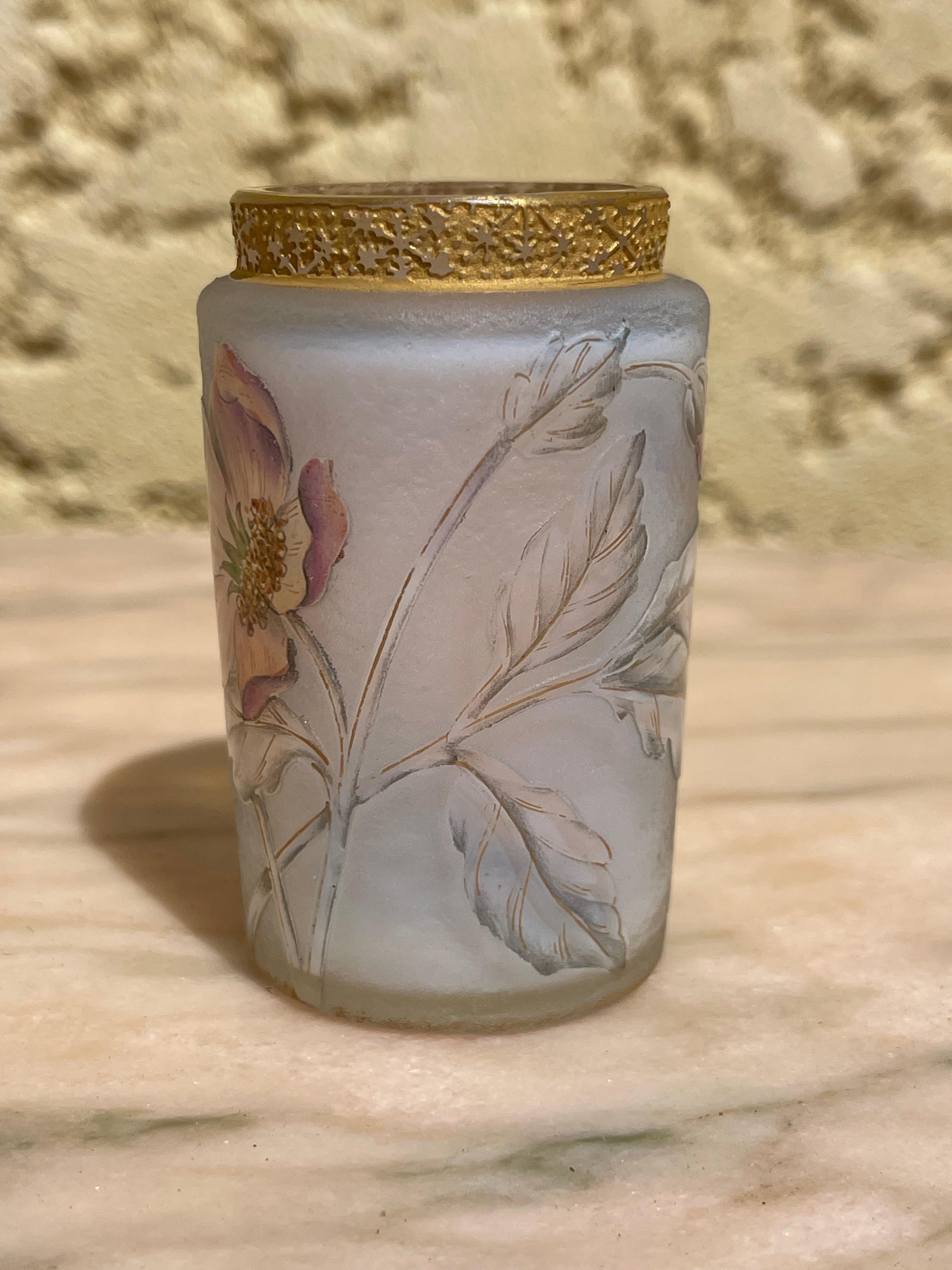 Daum Vase (Französisch) im Angebot
