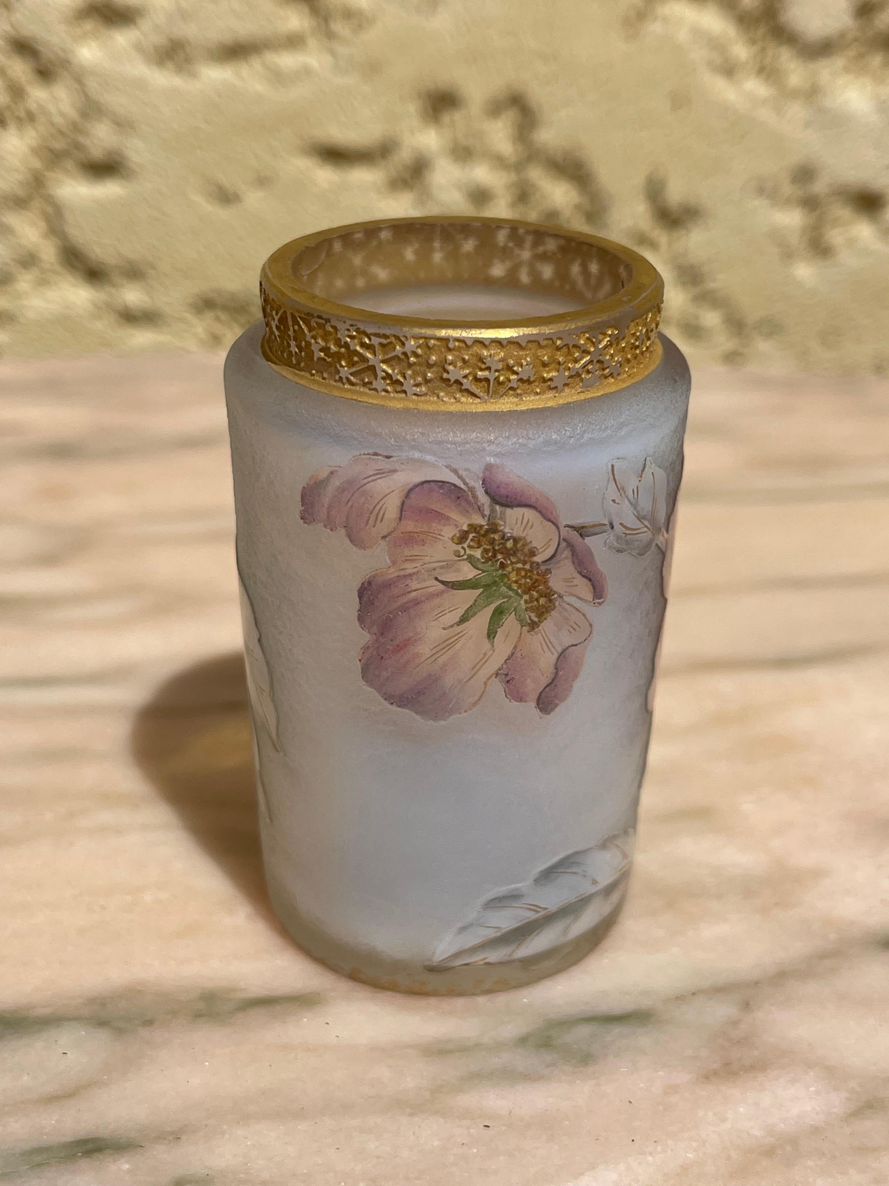 Daum Vase (Glaskunst) im Angebot