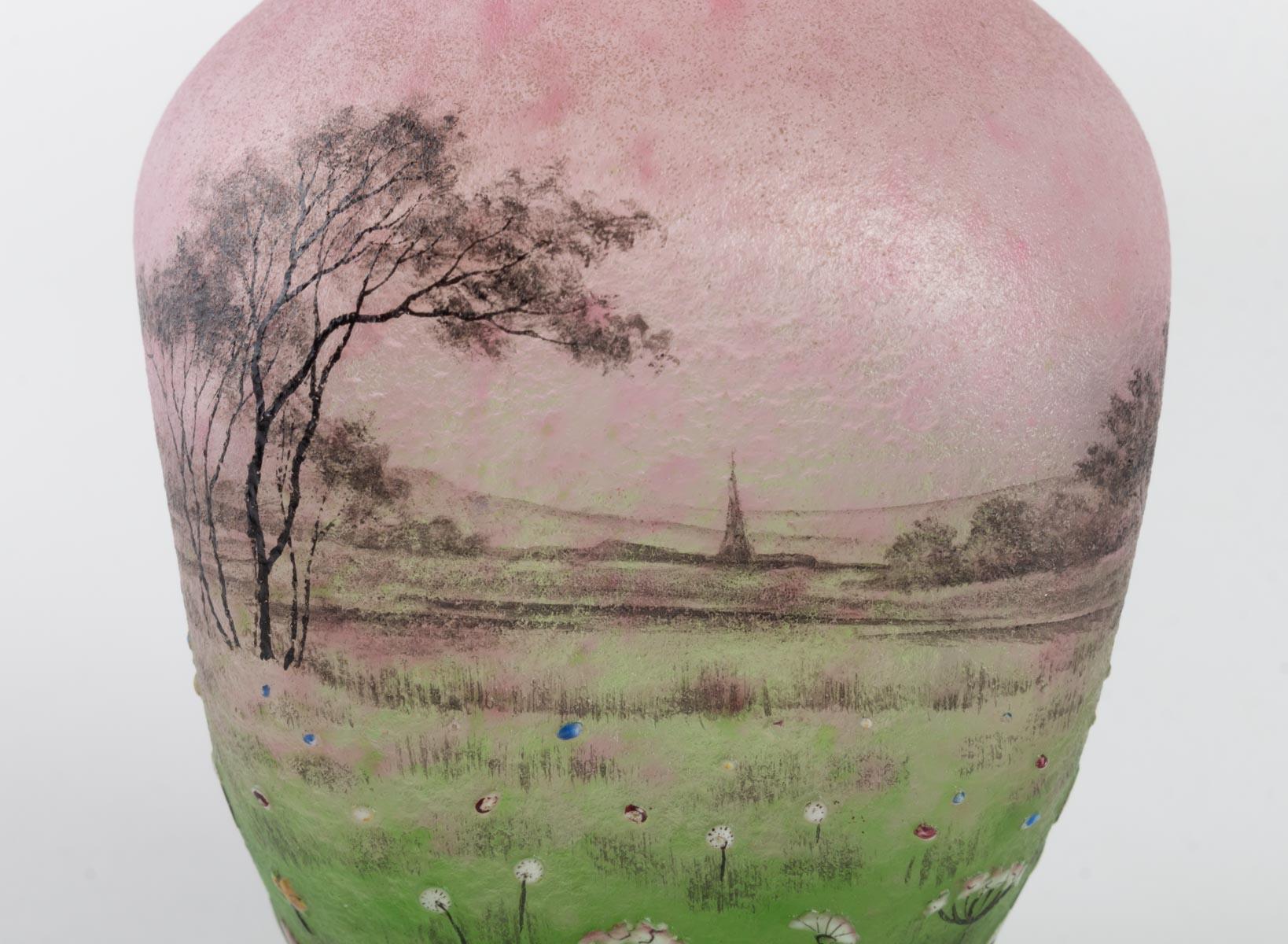 Early 20th Century Daum  Vase 