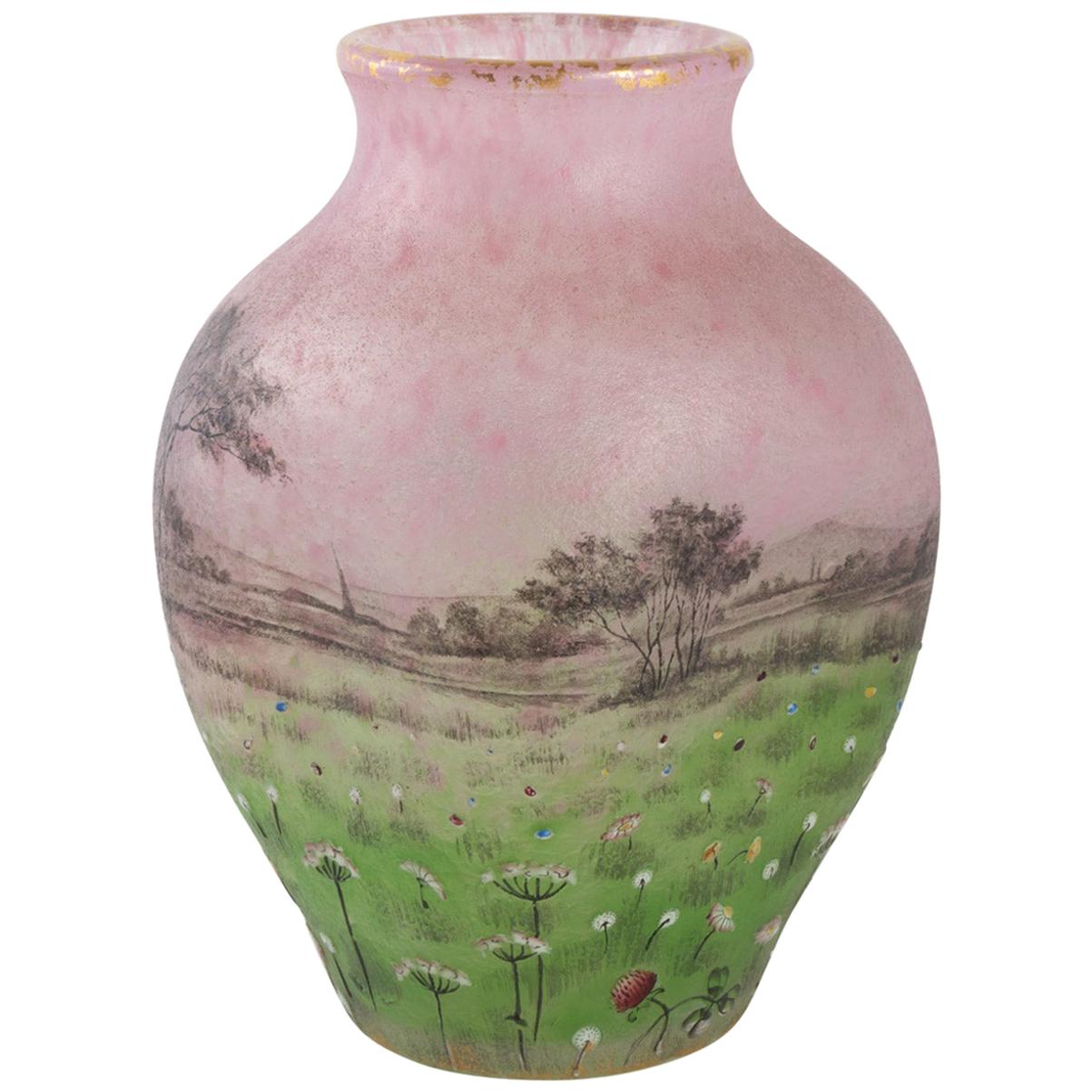 Daum  Vase "Prairie"