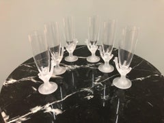 Daum Vintage Champagne Flute Set of 6
