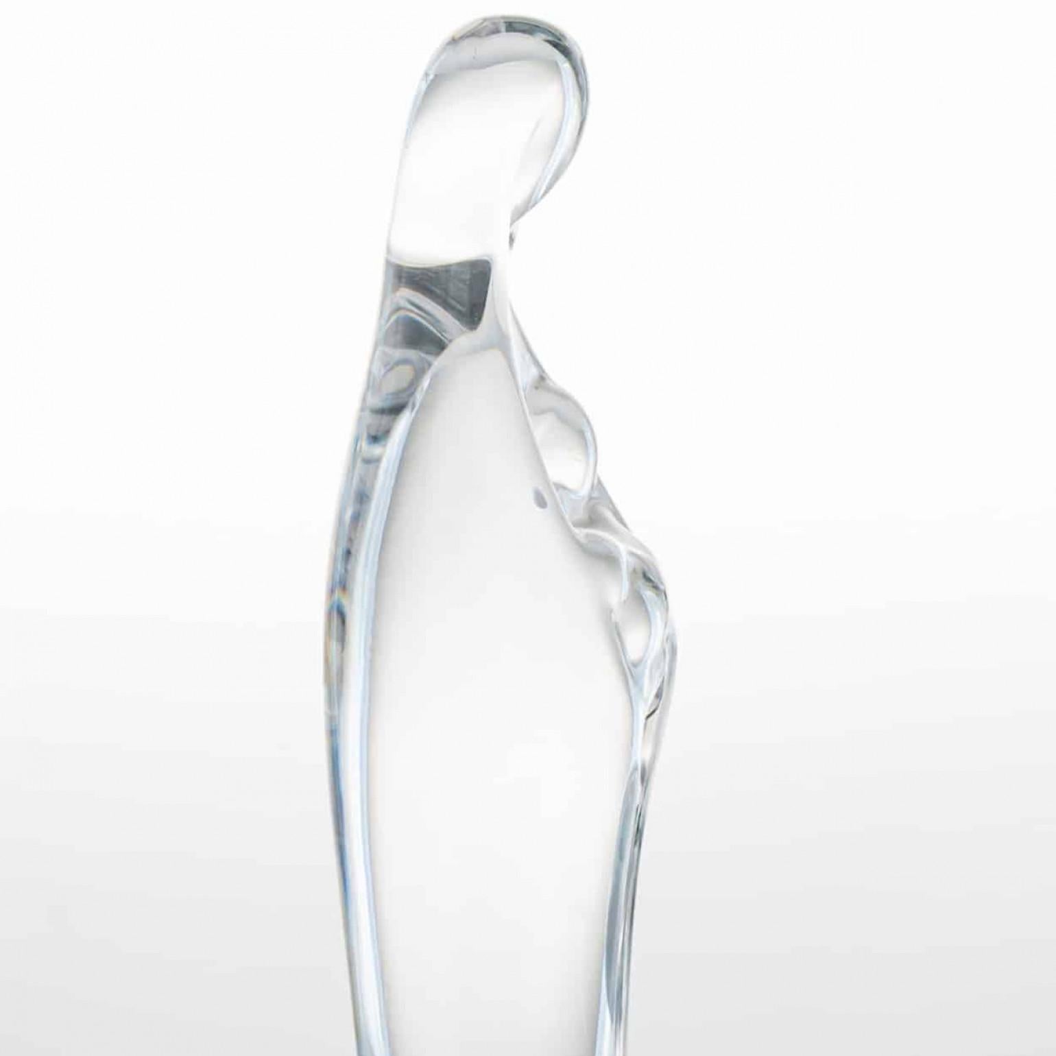 Cristallo Daum Virgin And Child, France, 1970 in vendita