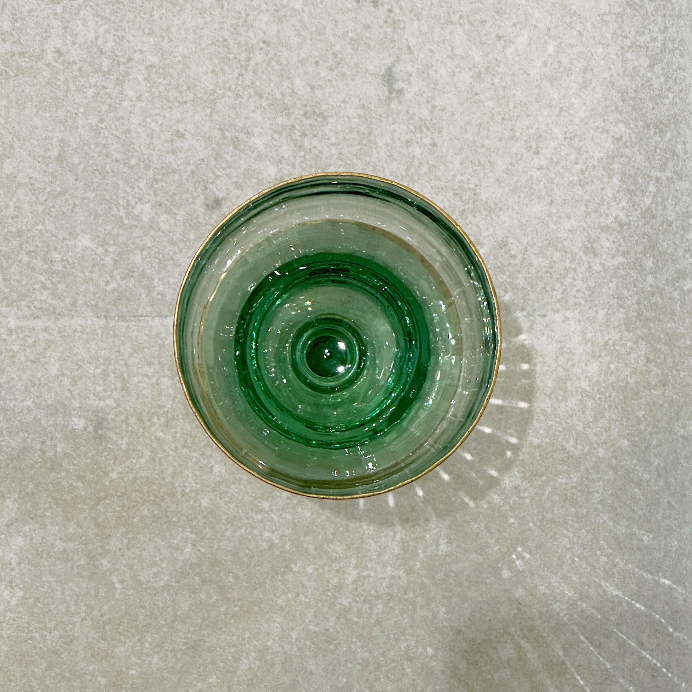 Daum water glass, Art Nouveau period, Nancy manufacture, circa 1900 For Sale 2
