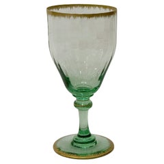 Bicchiere ad acqua Daum, periodo Art Nouveau, manifattura di Nancy, circa 1900