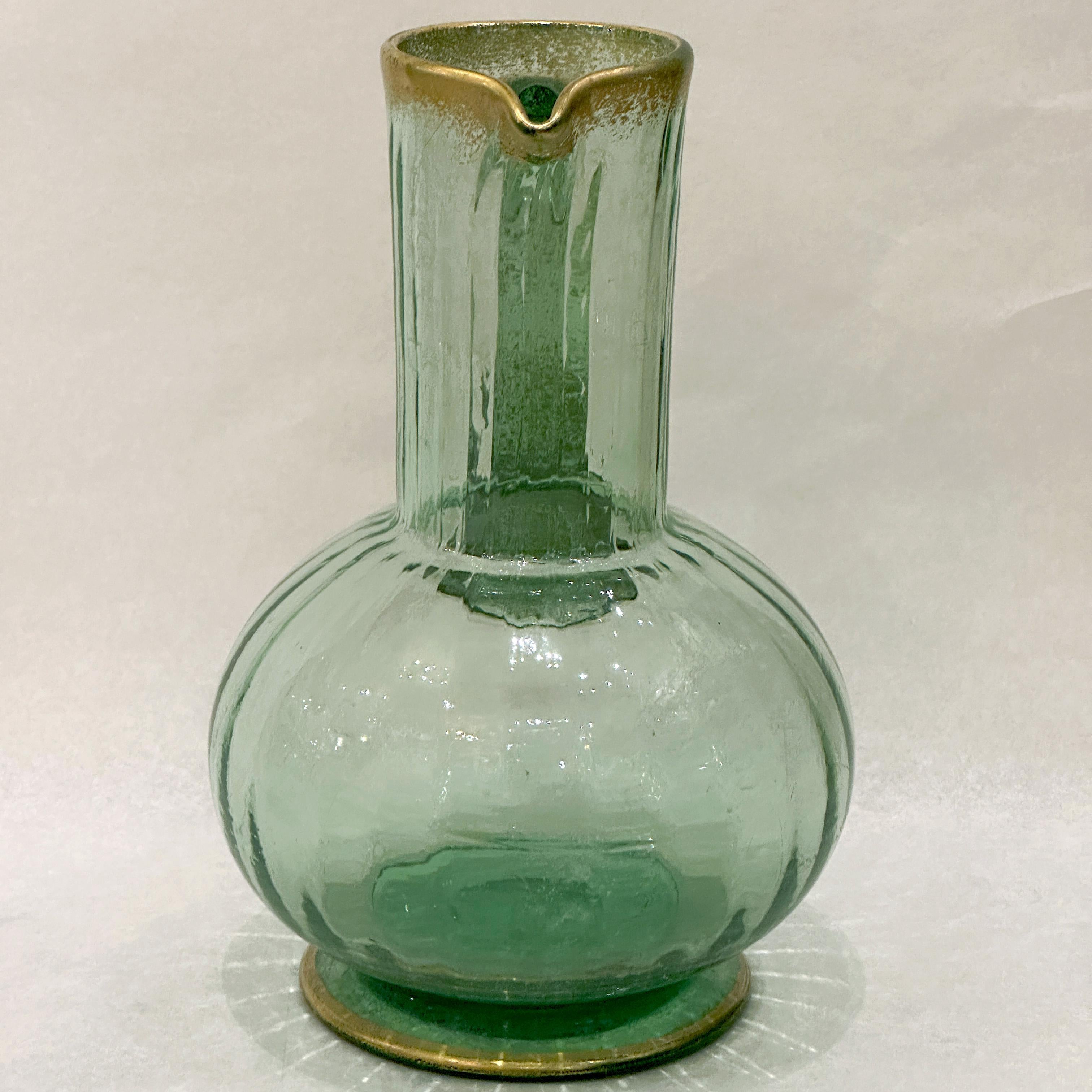 Brocca per acqua Daum, periodo Art Nouveau, manifattura di Nancy, circa 1900 in vendita 2