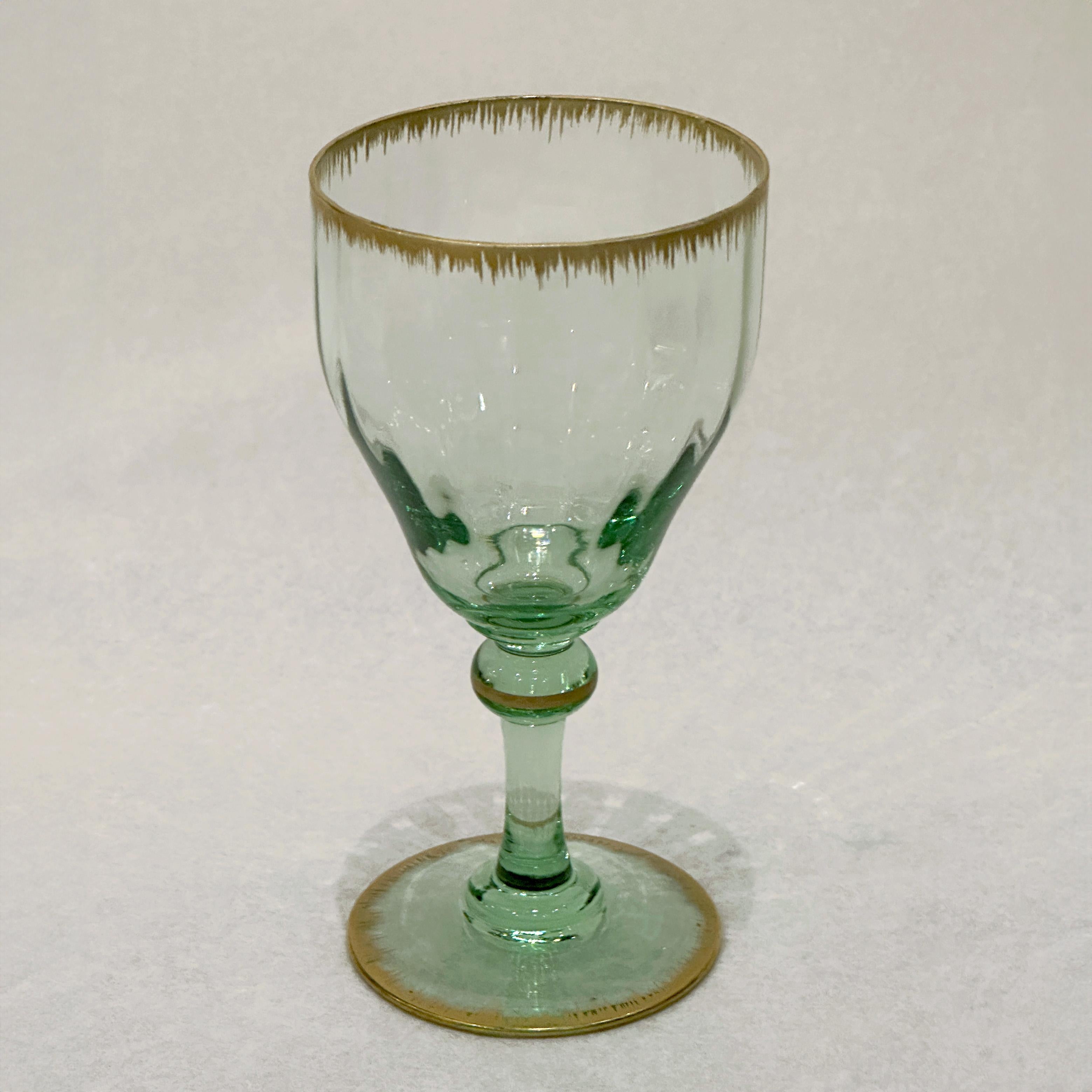Copa de vino blanco Daum, época Art Nouveau, fabricación de Nancy, hacia 1900 Francés en venta