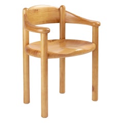 Daumiller Dining Armchair in Golden Pine for GUBI