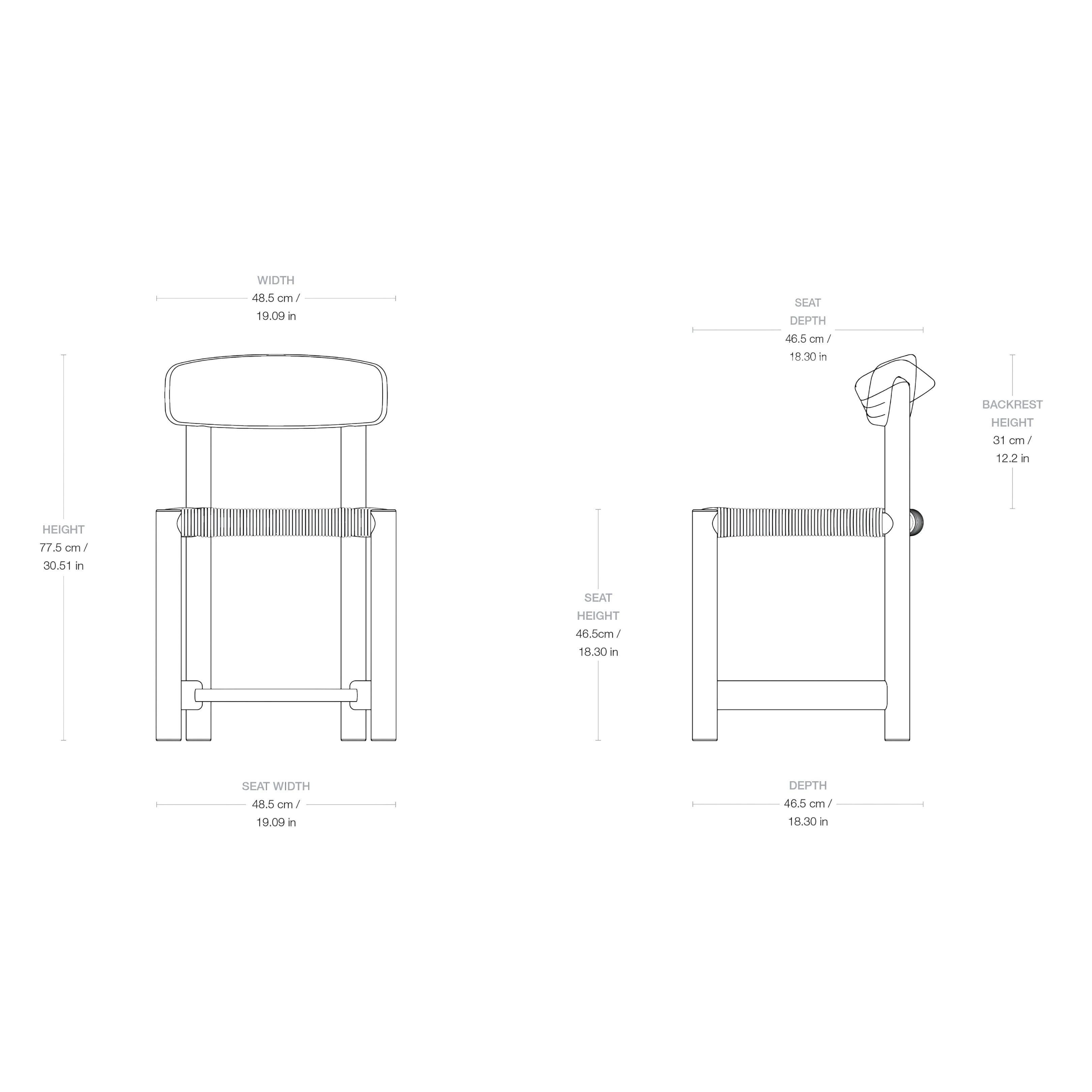 Silla auxiliar Daumiller de pino dorado para GUBI Siglo XXI y contemporáneo en venta