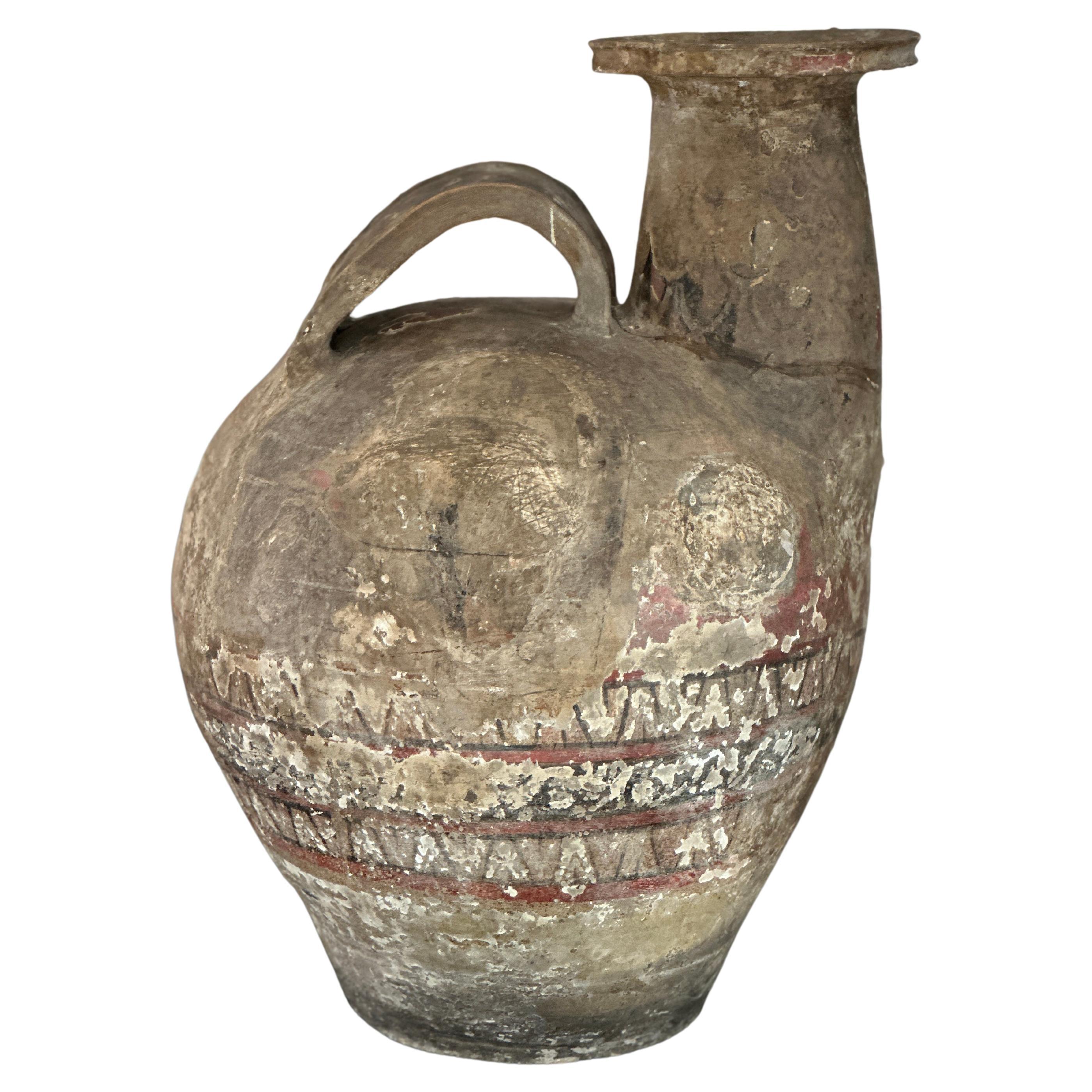 Daunianische Keramik Askos, ca. 3. Jahrhundert v. Chr. im Angebot