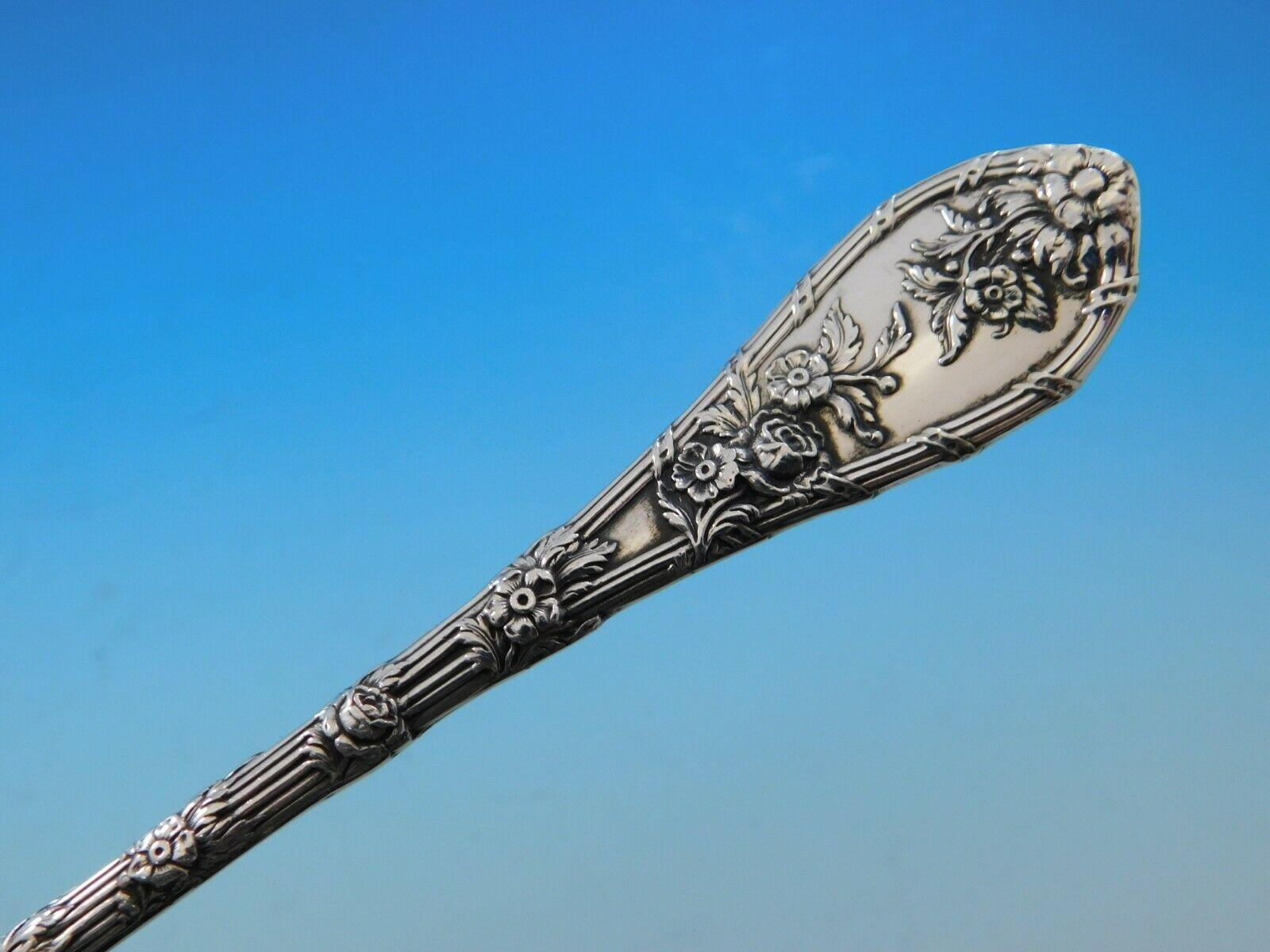 20th Century Dauphin by Durgin Gorham Sterling Silver Flatware Set 12 Service 92 Pcs Floral