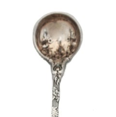 Mestolo per senape in argento sterling Dauphin