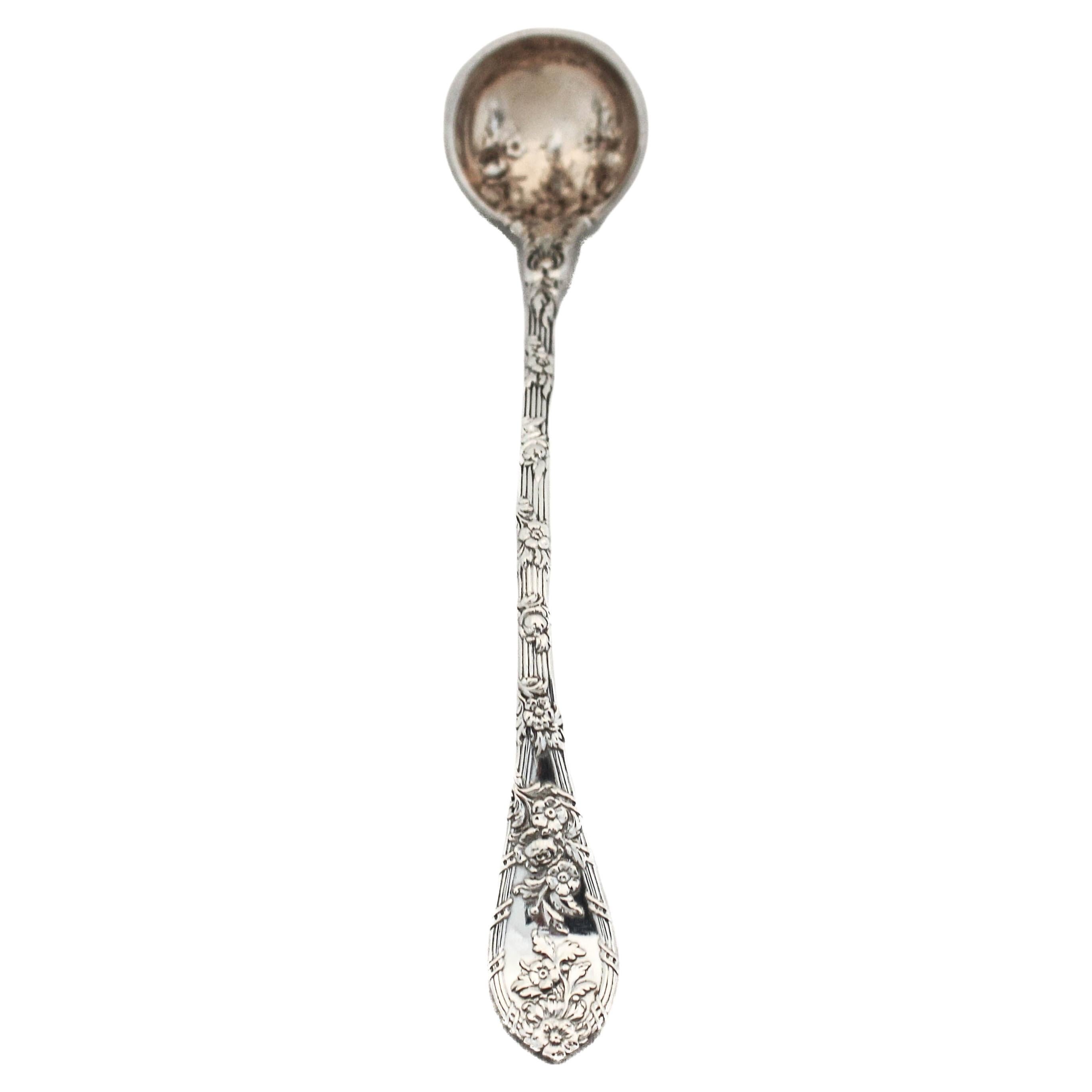Dauphin Sterling Silver Mustard Ladle For Sale