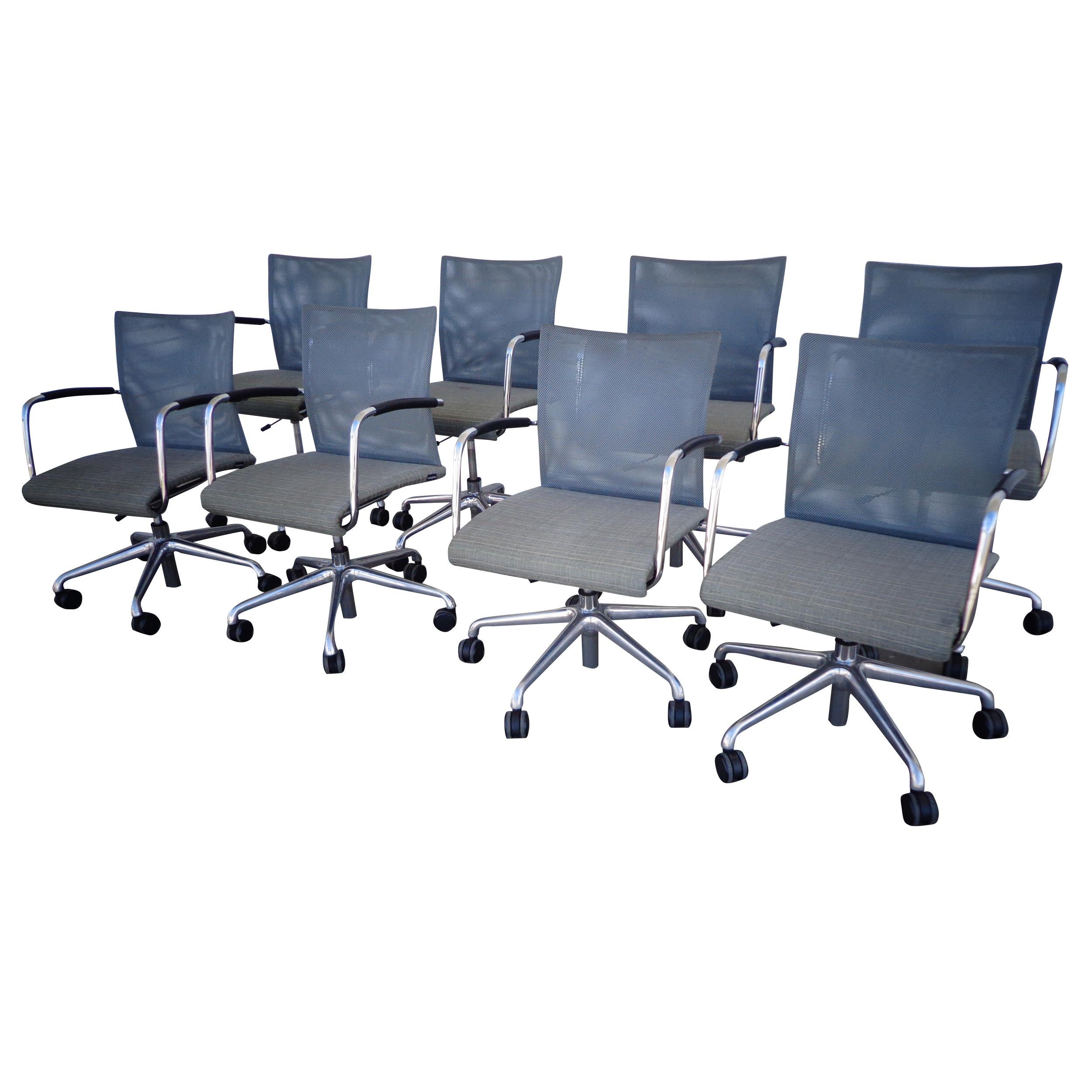 Moderne 6 chaises de conférence Dauphin Stilo de Jessica Engelhardt en vente
