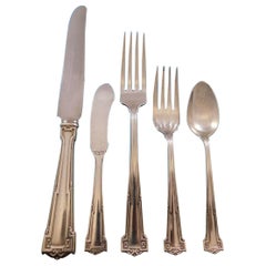 Dauphine by Wallace Sterling Silver Flatware Set 8 Service 42 pcs Dinner