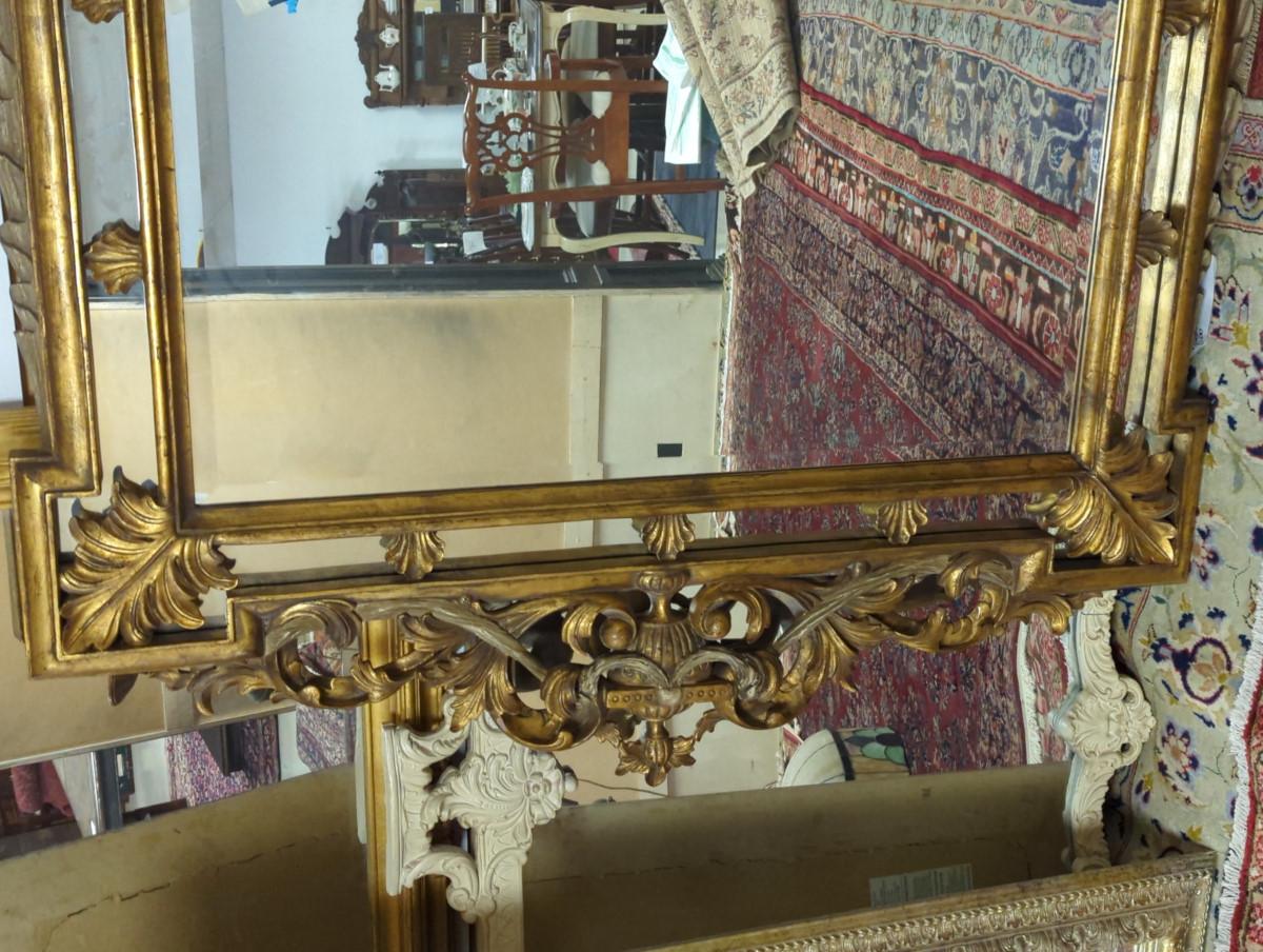 Dauphine Harrison & Gil Baroque Style Mirror In Good Condition For Sale In Oakwood, GA