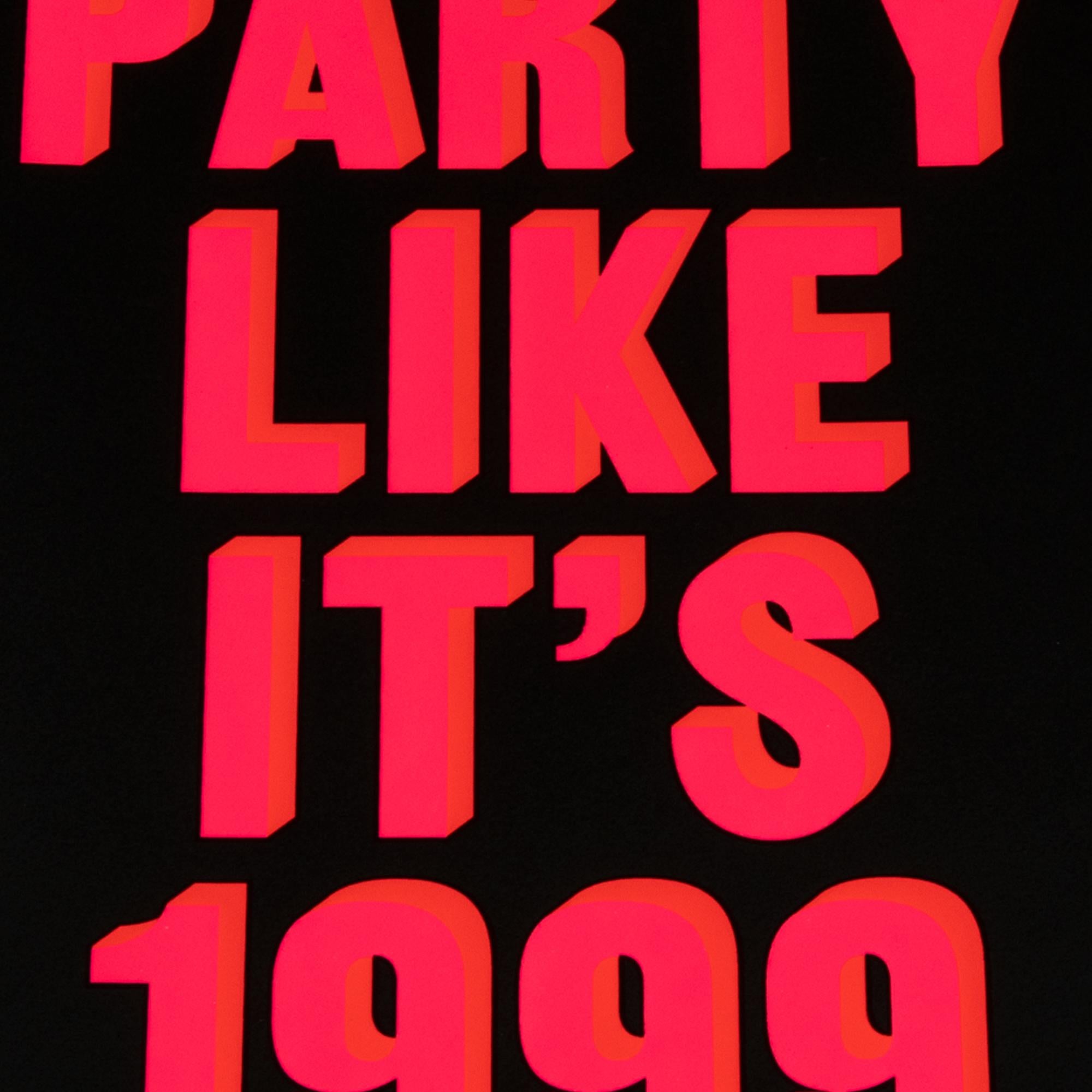 Dave Buonaguidi, Party Like It's 1999: Signed Screen Print, Contemporary Pop Art For Sale 5