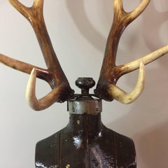 Dave Cole "Trophy Wife #10" Antique Dress Form and Antlers, 2017