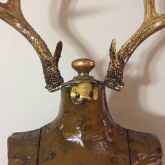 Dave Cole "Trophy Wife #9" Antique Dress Form and Antlers, 2017