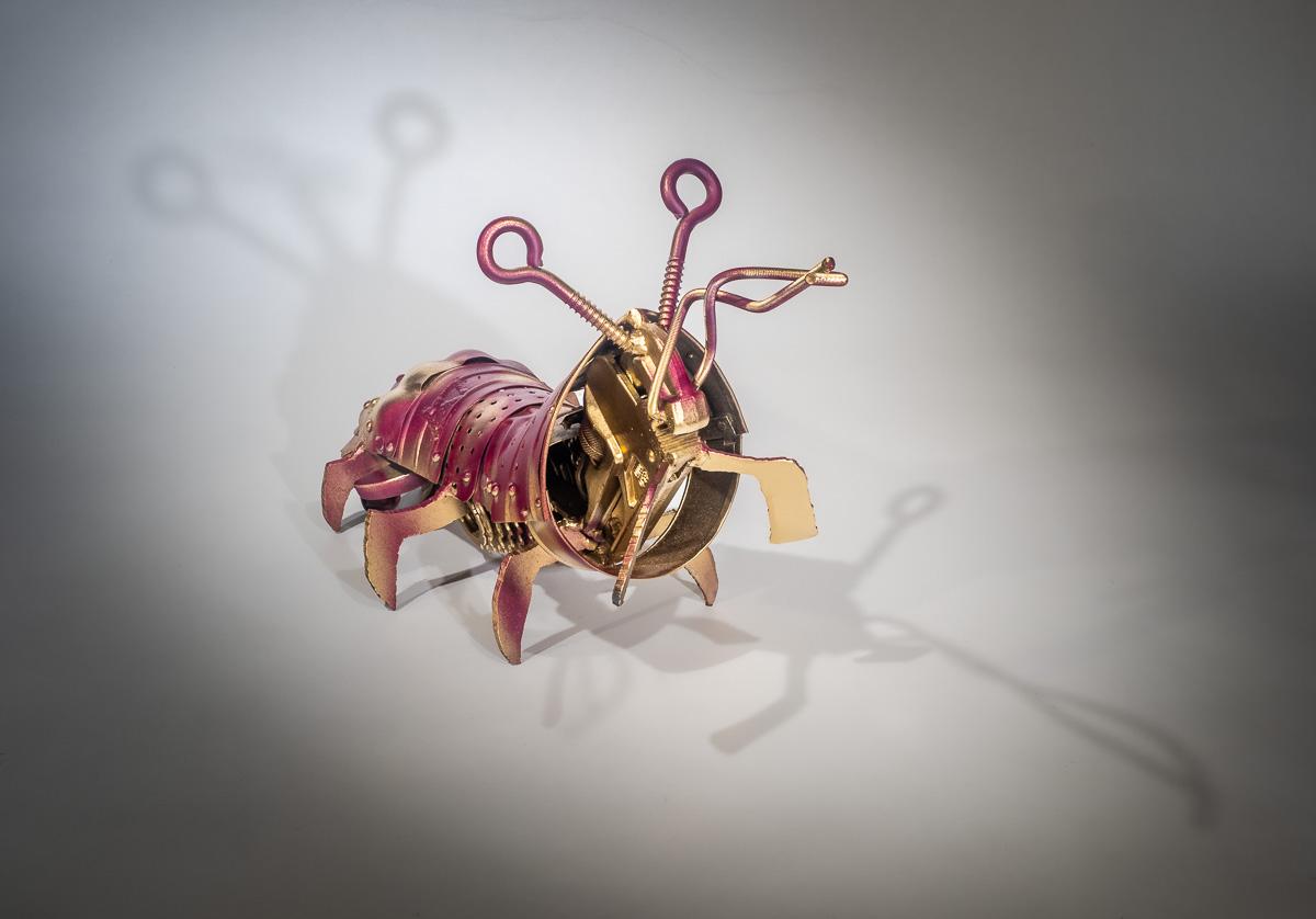 Armored Mantis Shrimp - Sculpture by Dave Dunn