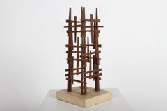 Escultura de uñas brutalista de Dave Grossman, hacia 1960